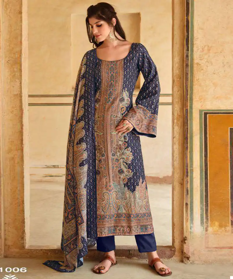 Fida Ekansh Pashmina Wholesale Winter Wear Salwar Suit Catalog — Wholesale Salwar Suits, MPA wholesale from Surat — view 1