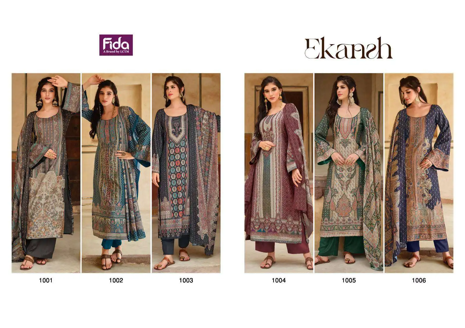 Fida Ekansh Pashmina Wholesale Winter Wear Salwar Suit Catalog — Wholesale Salwar Suits, MPA wholesale from Surat — view 8