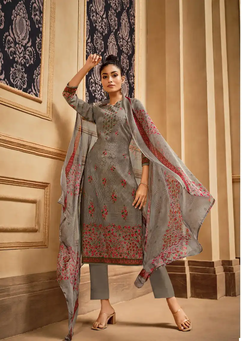 Zulfat Designer Elahi Pashmina Wholesale Fancy Work Salwar Suit Catalog — Wholesale Salwar Suits, MPA wholesale from Surat - Gallery Image 7