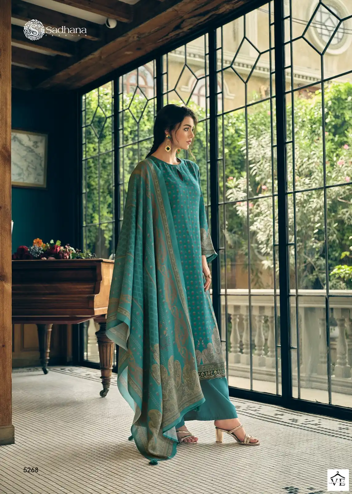 Sadhana Fashion Enchant Viscose Pashmina Wholesale Designer Winter Wear Salwar Suit Catalog — Wholesale Salwar Suits, MPA wholesale from Surat - Gallery Image 3