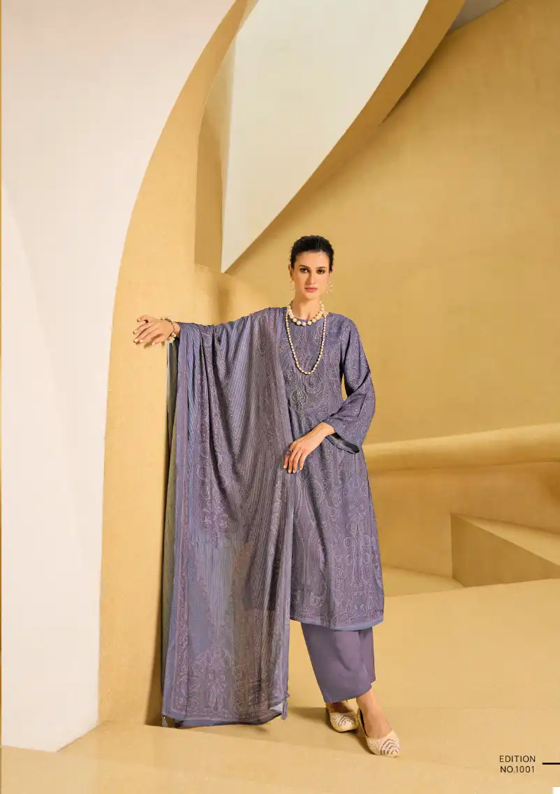 Rang Eshaal Pure Wool Wholesale Designer Salwar Suit Catalog — Wholesale Salwar Suits, MPA wholesale from Surat - Gallery Image 2