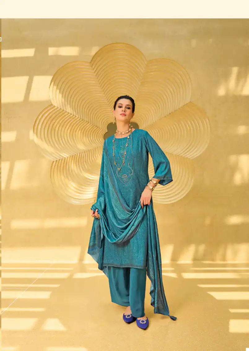 Rang Eshaal Pure Wool Wholesale Designer Salwar Suit Catalog — Wholesale Salwar Suits, MPA wholesale from Surat - Gallery Image 3