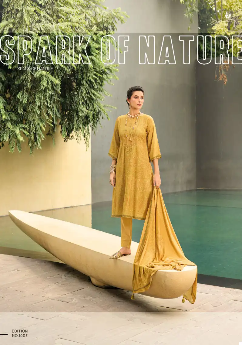 Rang Eshaal Pure Wool Wholesale Designer Salwar Suit Catalog — Wholesale Salwar Suits, MPA wholesale from Surat - Gallery Image 4