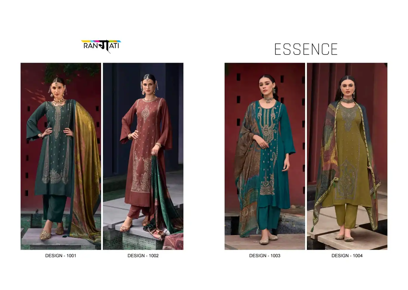 Rangati Essence Pure Wool Pashmina Wholesale Winter Wear Salwar Suit Catalog — Wholesale Salwar Suits, MPA wholesale from Surat — view 8