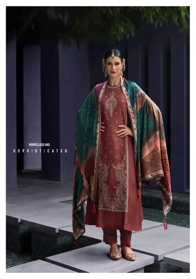 Rangati Essence Pure Wool Pashmina Wholesale Winter Wear Salwar Suit Catalog — Wholesale Salwar Suits, MPA wholesale from Surat - Gallery Image 4