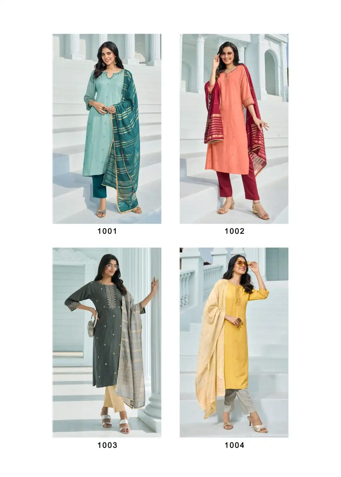 Wanna Ekaya Pure Viscose Dobby Wholesale Readymade Salwar Suit Catalog — Wholesale Salwar Suits, MPA wholesale from Surat - Gallery Image 8