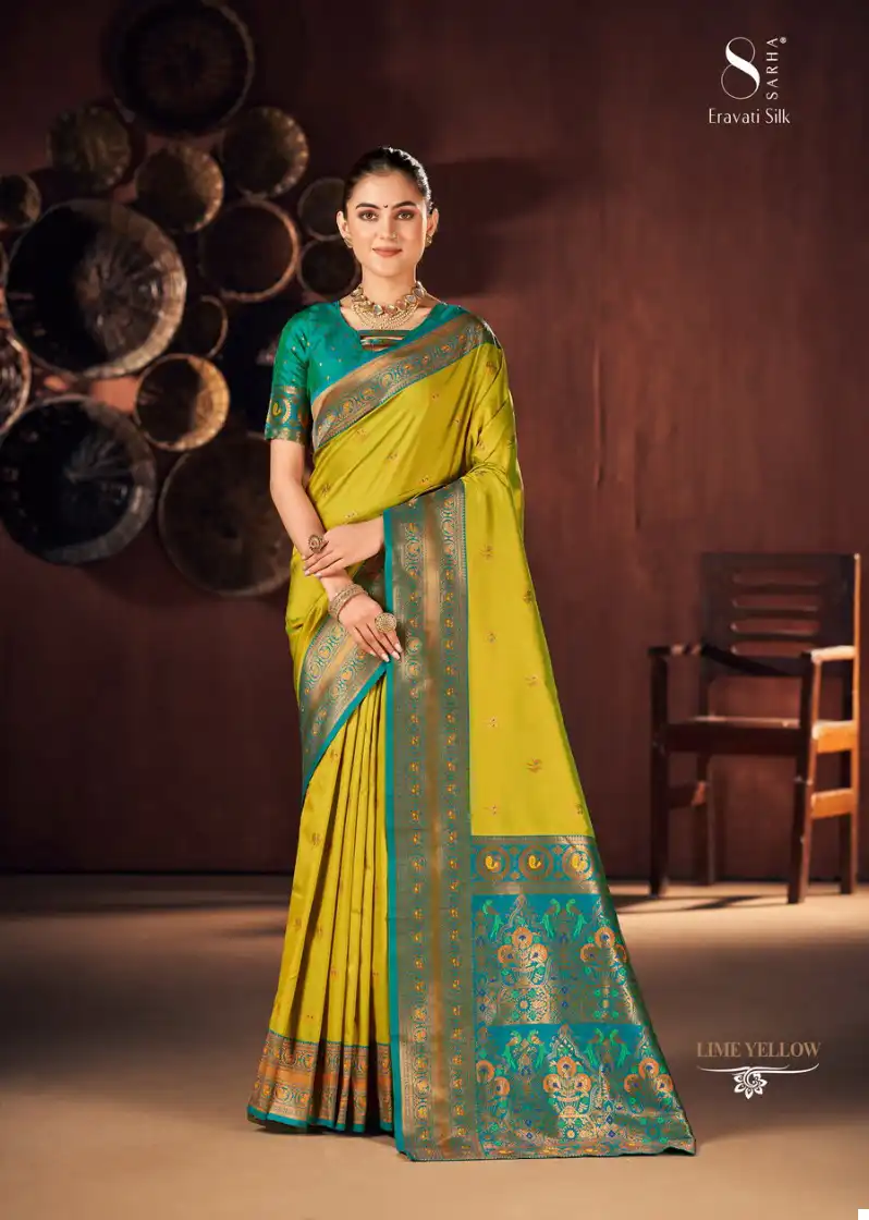 Sarha Eravati Silk Wholesale Saree Catalog — Wholesale Sarees, MPA wholesale from Surat - Gallery Image 4