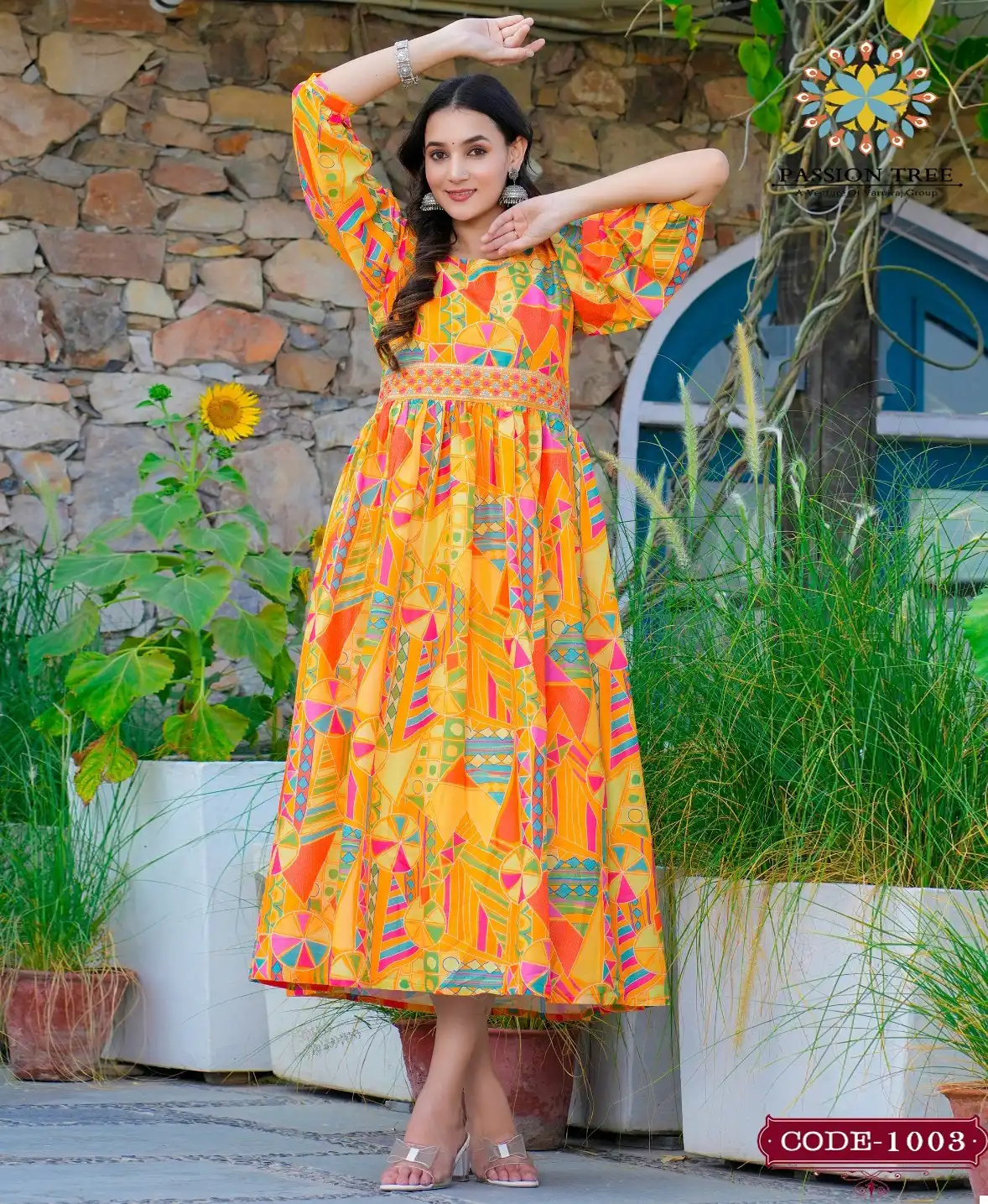 Passion Tree Fashionista Vol 2 Maslin Wholesale Fancy Gown Catalog — Wholesale Kurtis, MPA wholesale from Surat — view 1