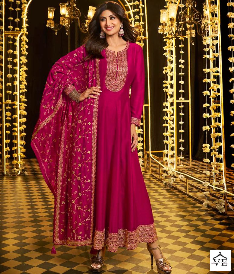 Vatsam Festive Collection Jacquard Wholesale Designer Readymade Salwar Suit — Wholesale Salwar Suits, MPA wholesale from Surat — view 1