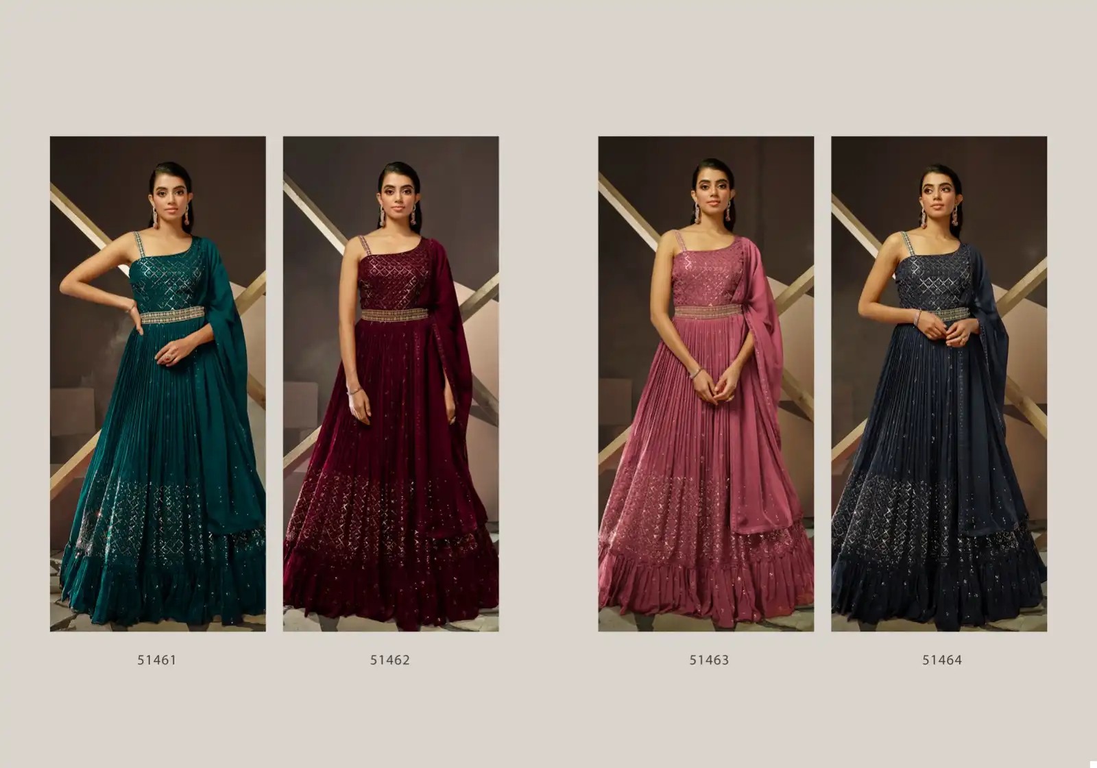 Fiona Navyata Fancy Wholesale Designer Long Gown With Dupatta Catalog — Wholesale Kurtis, MPA wholesale from Surat — view 5