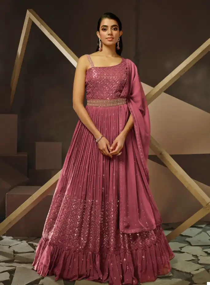 Fiona Navyata Fancy Wholesale Designer Long Gown With Dupatta Catalog — Wholesale Kurtis, MPA wholesale from Surat — view 4