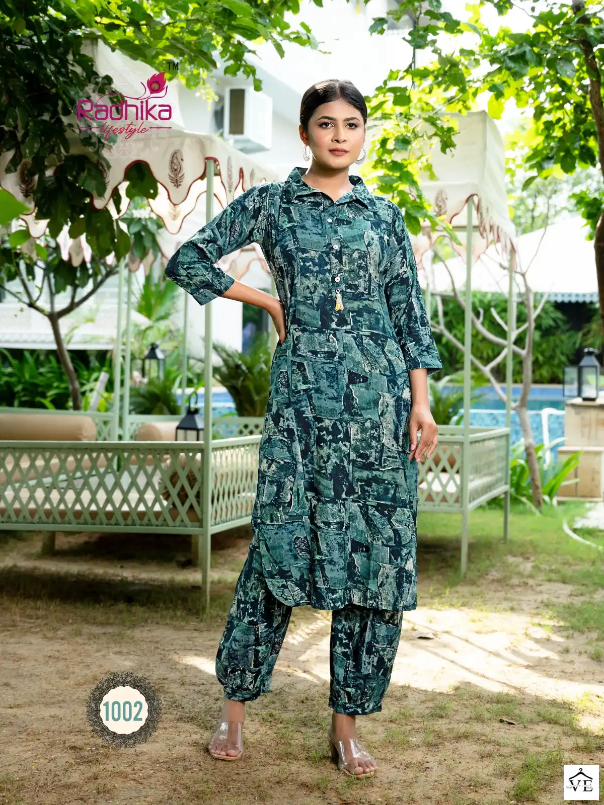 Radhika Lifestyle Floral Vol1 Liva Approved Rayon Wholesale Kurti With Afghani Pant Catalog — Wholesale Kurtis, MPA wholesale from Surat - Gallery Image 7