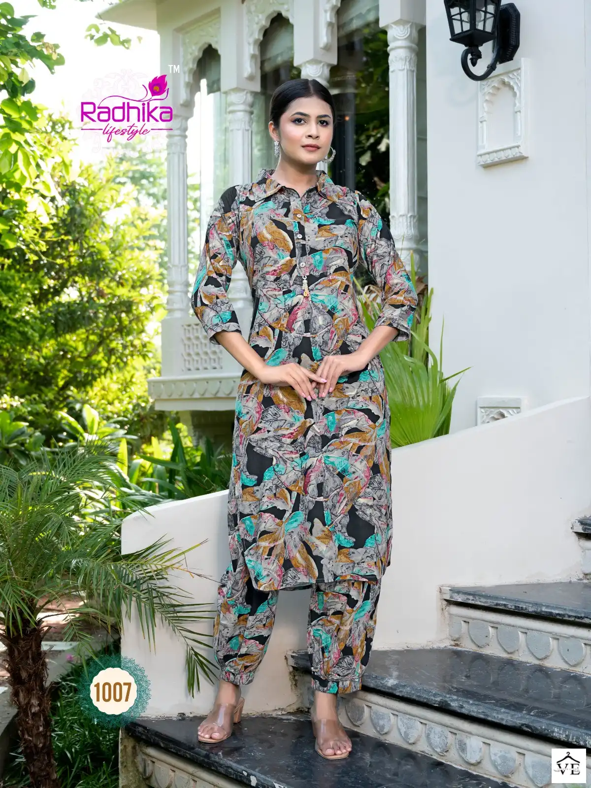 Radhika Lifestyle Floral Vol1 Liva Approved Rayon Wholesale Kurti With Afghani Pant Catalog — Wholesale Kurtis, MPA wholesale from Surat - Gallery Image 5