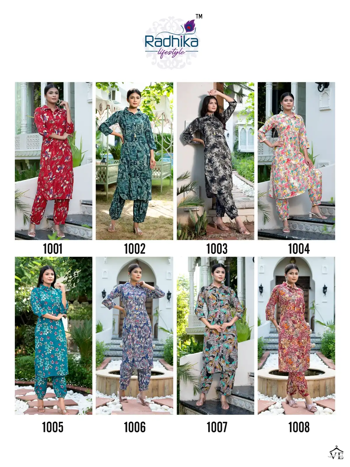 Radhika Lifestyle Floral Vol1 Liva Approved Rayon Wholesale Kurti With Afghani Pant Catalog — Wholesale Kurtis, MPA wholesale from Surat — view 9