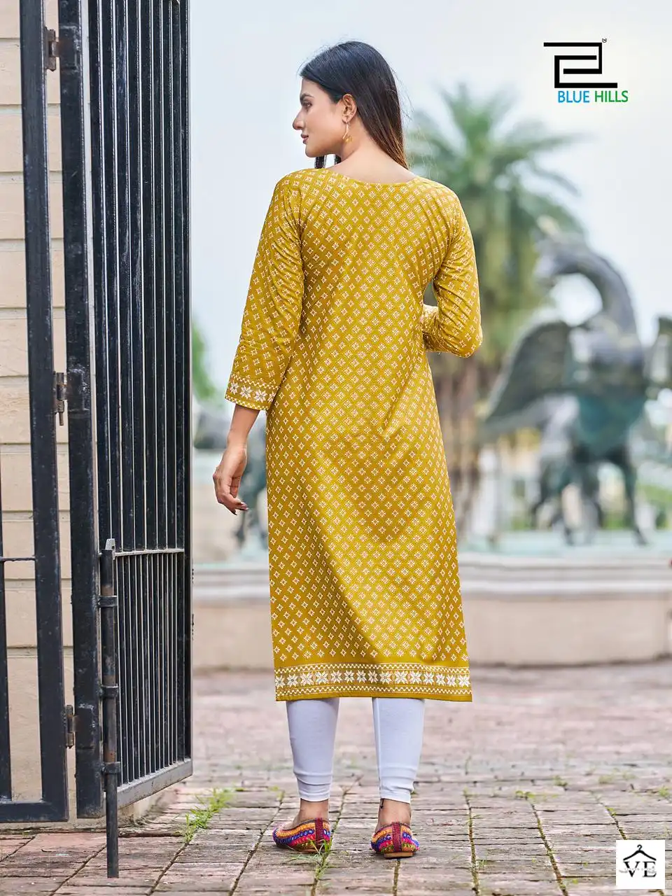 Blue Hills Festival Night Short Vol 1 Zari Embroidery Wholesale Fancy Kurtis Catalog — Wholesale Kurtis, Blue Hills wholesale from Surat — view 5