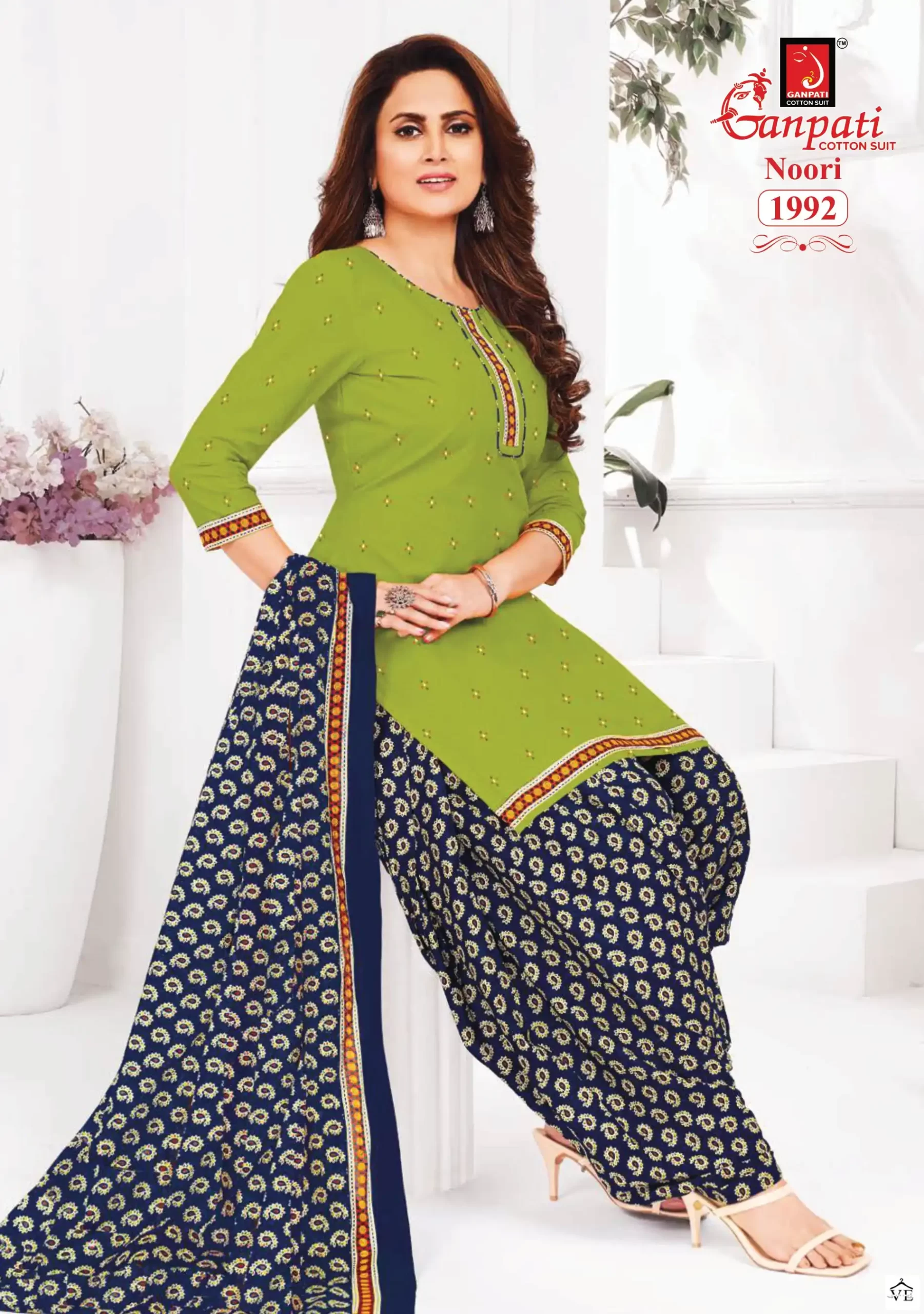 Ganpati Noori Patiyala Vol 8 Cotton Wholesale Salwar Suit Catalog - Image 13