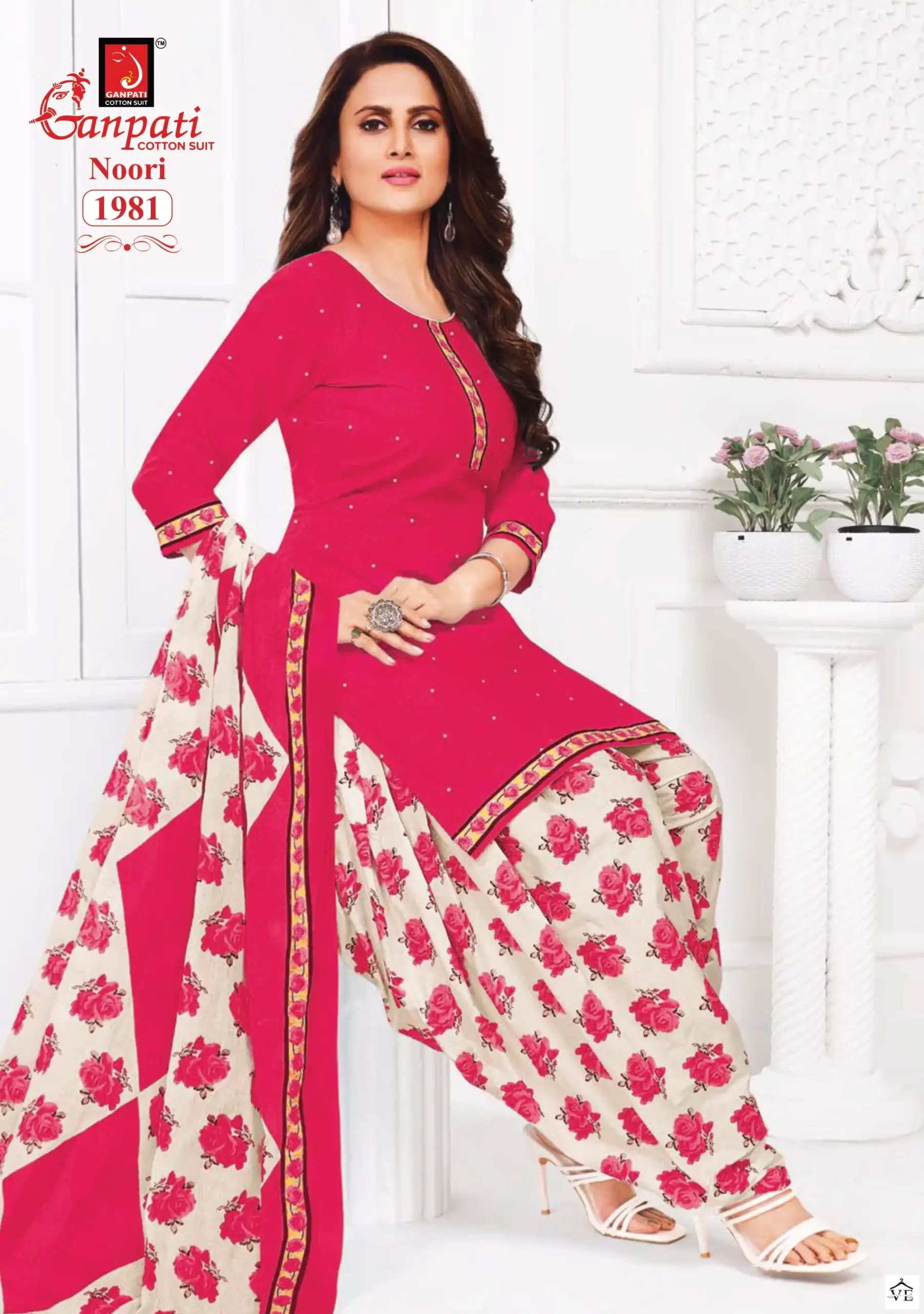 Ganpati Noori Patiyala Vol 8 Cotton Wholesale Salwar Suit Catalog - Image 2