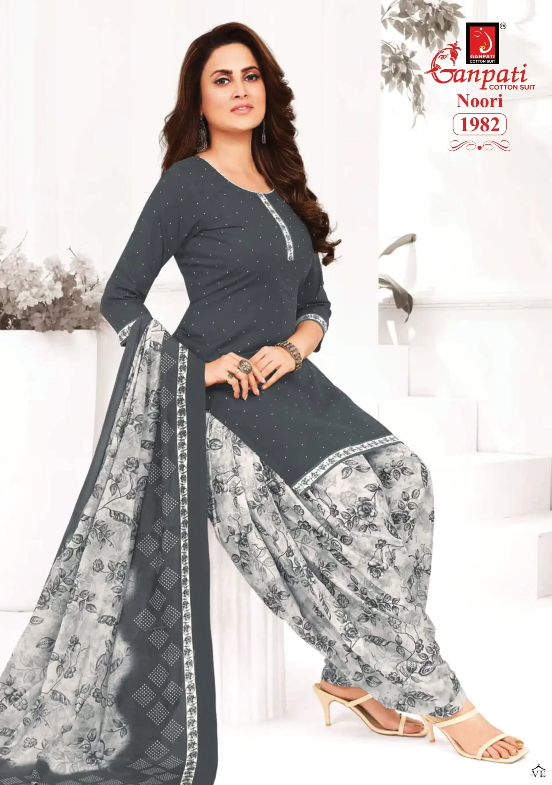 Ganpati Noori Patiyala Vol 8 Cotton Wholesale Salwar Suit Catalog - Image 3