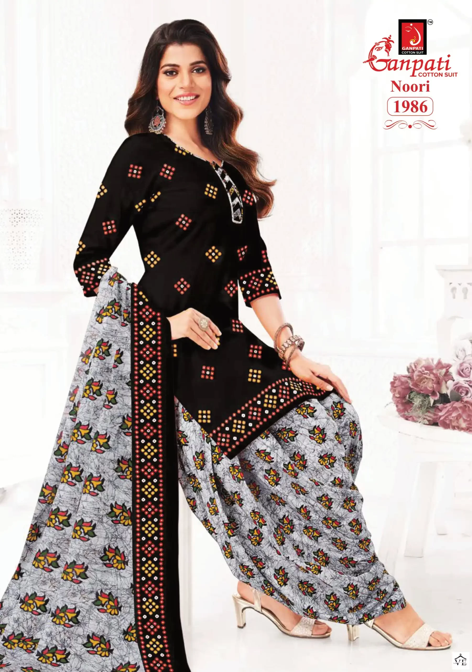 Ganpati Noori Patiyala Vol 8 Cotton Wholesale Salwar Suit Catalog - Image 7