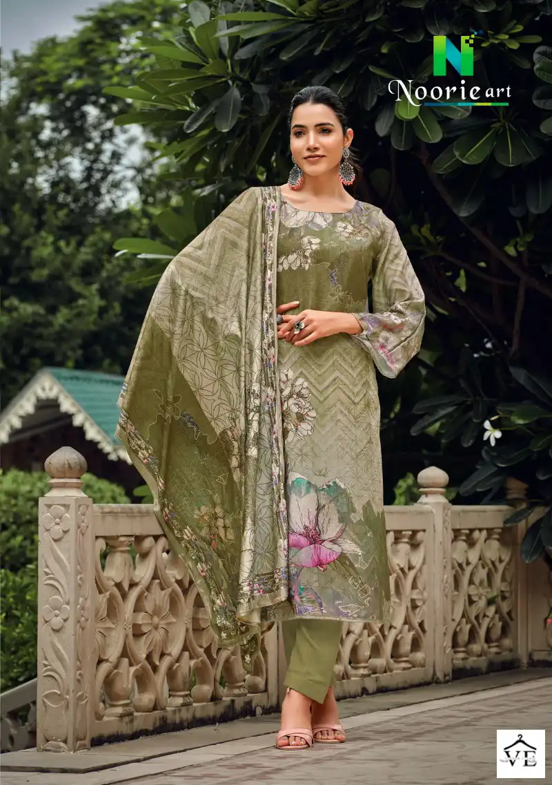 Noorie Art Gianna Pure Woollen Pashmina Wholesale Winter Wear Salwar Suit Catalog — Wholesale Salwar Suits, MPA wholesale from Surat - Gallery Image 2