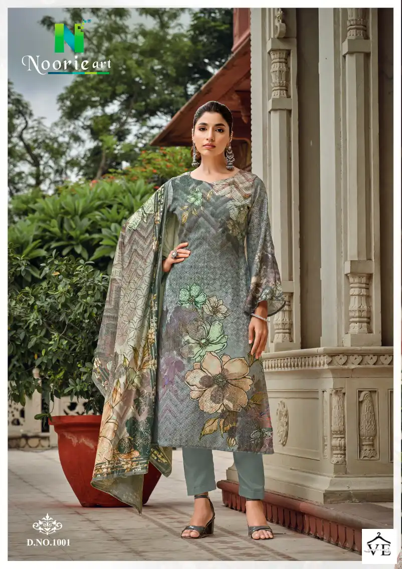 Noorie Art Gianna Pure Woollen Pashmina Wholesale Winter Wear Salwar Suit Catalog — Wholesale Salwar Suits, MPA wholesale from Surat - Gallery Image 3
