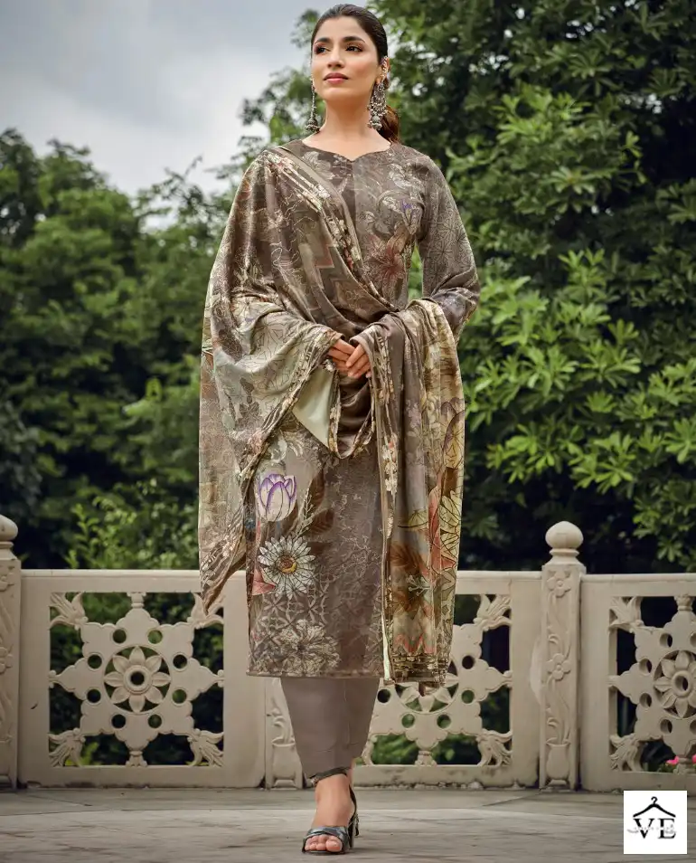 Noorie Art Gianna Pure Woollen Pashmina Wholesale Winter Wear Salwar Suit Catalog — Wholesale Salwar Suits, MPA wholesale from Surat — view 1