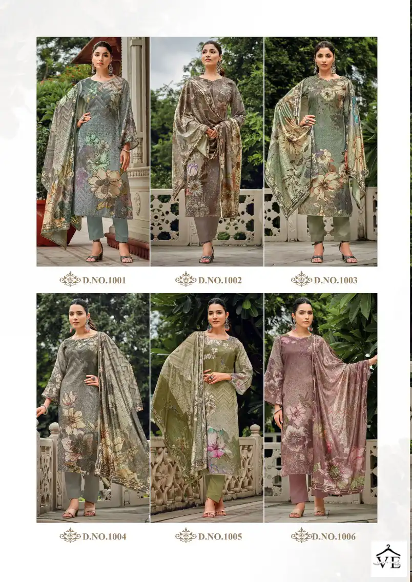 Noorie Art Gianna Pure Woollen Pashmina Wholesale Winter Wear Salwar Suit Catalog — Wholesale Salwar Suits, MPA wholesale from Surat — view 7