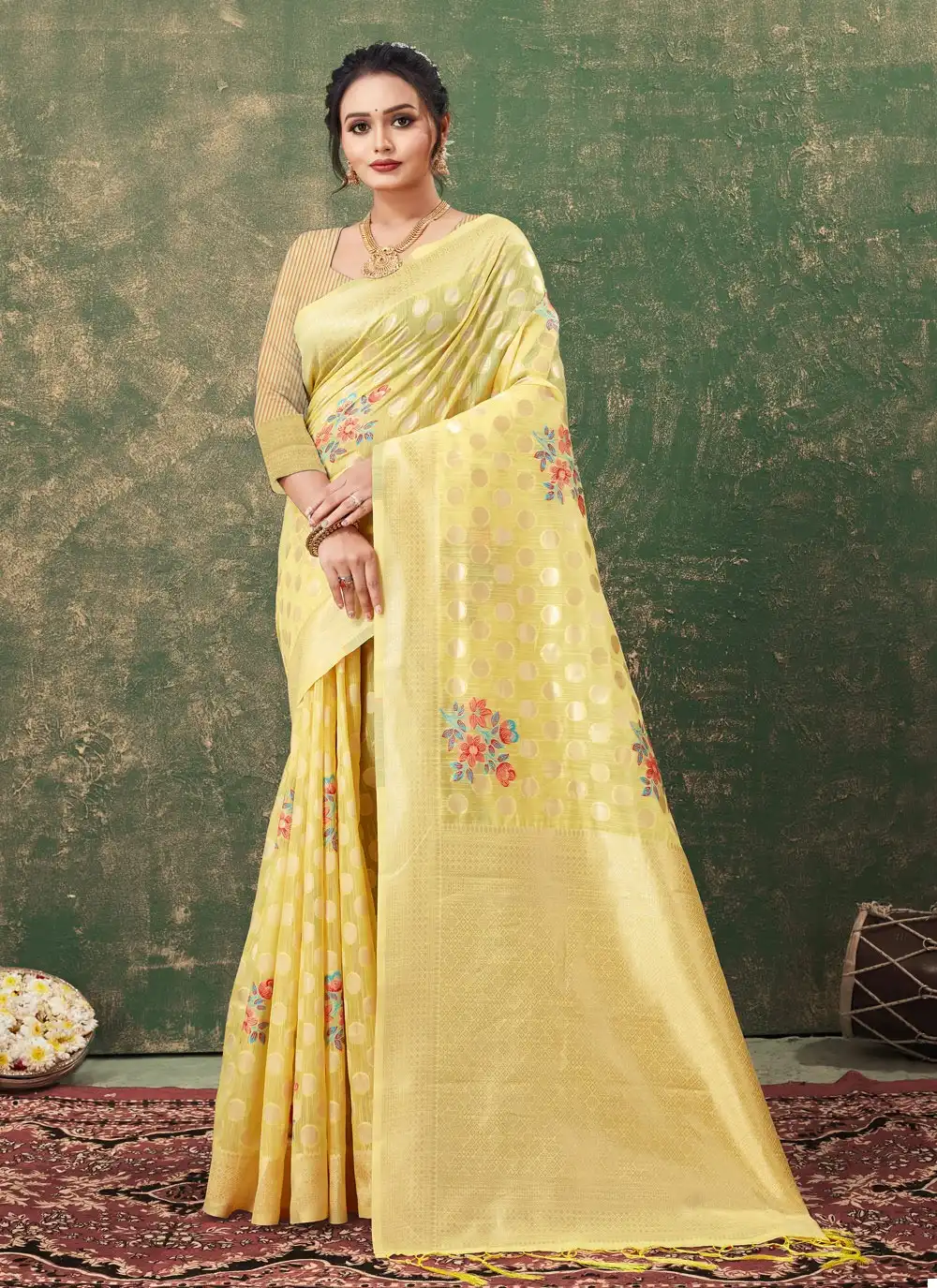 Sangam Glory Kota Cotton Wholesale Traditoinal Saree Catalog — Wholesale Sarees, MPA wholesale from Surat - Gallery Image 4