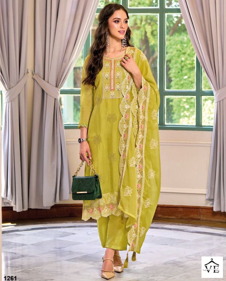 Zaveri Glory Organza Wholesale Designer Readymade Salwar Suit Catalog — Wholesale Salwar Suits, MPA wholesale from Surat - Gallery Image 4