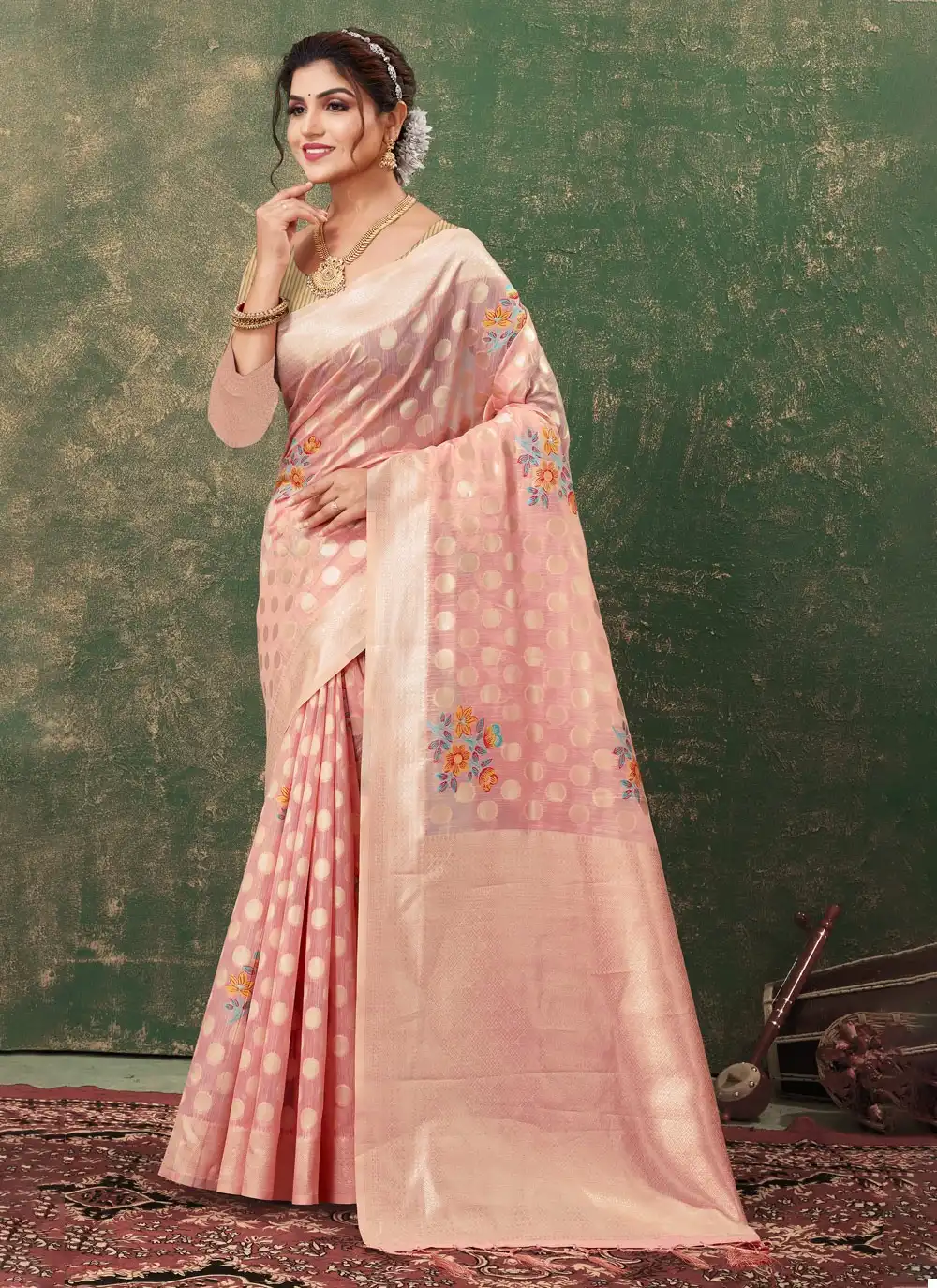 Sangam Glory Kota Cotton Wholesale Traditoinal Saree Catalog — Wholesale Sarees, MPA wholesale from Surat - Gallery Image 2