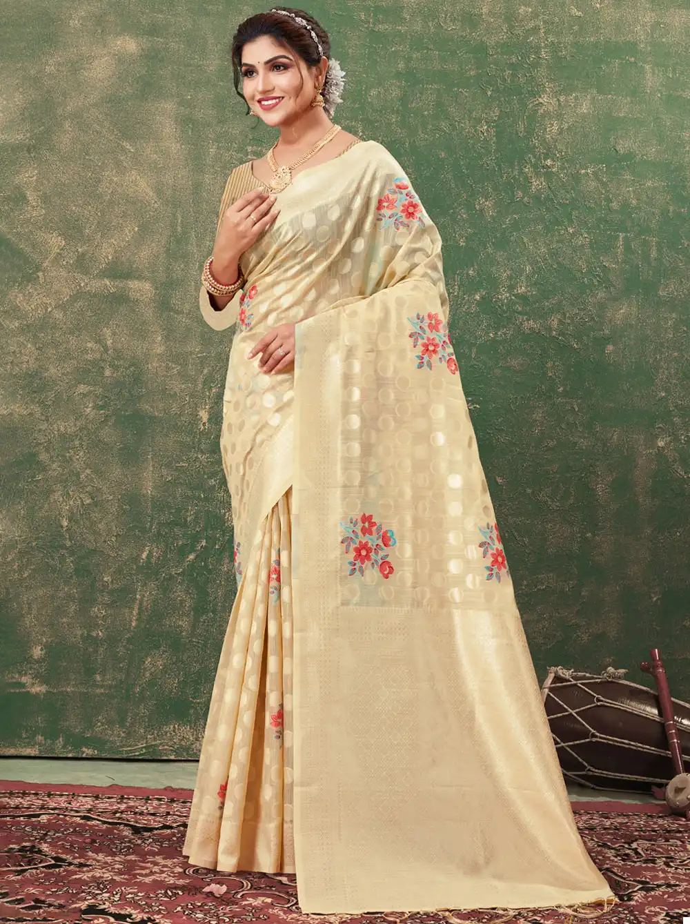Sangam Glory Kota Cotton Wholesale Traditoinal Saree Catalog — Wholesale Sarees, MPA wholesale from Surat — view 1