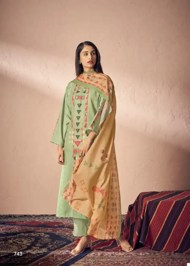 Sudriti Grace Pashmina Wholesale Designer Winter Wear Salwar Suit Catalog — Wholesale Salwar Suits, MPA wholesale from Surat - Gallery Image 8