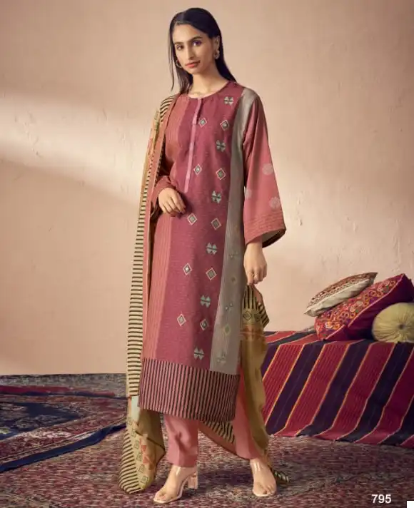 Sudriti Grace Pashmina Wholesale Designer Winter Wear Salwar Suit Catalog — Wholesale Salwar Suits, MPA wholesale from Surat — view 1