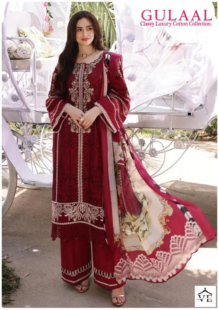 Sana Maryam Gulaal Classy Luxury Cotton Collection Vol 6 Cotton Wholesale Pakistani Salwar Suit Catalog — Wholesale Salwar Suits, MPA wholesale from Surat - Gallery Image 6