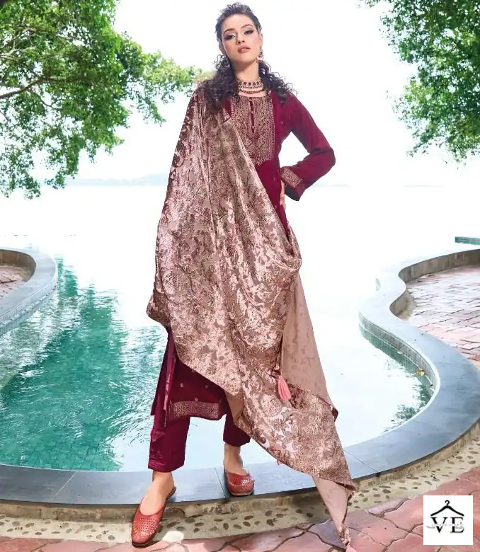 Cinderella Gullbano Vol 2 Pure Viscose Pashmina Wholesale Designer Winter Wear Salwar Suit Catalog — Wholesale Salwar Suits, MPA wholesale from Surat — view 1