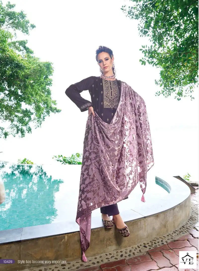 Cinderella Gullbano Vol 2 Pure Viscose Pashmina Wholesale Designer Winter Wear Salwar Suit Catalog — Wholesale Salwar Suits, MPA wholesale from Surat - Gallery Image 10