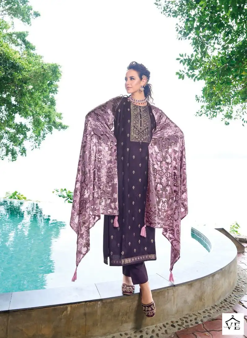 Cinderella Gullbano Vol 2 Pure Viscose Pashmina Wholesale Designer Winter Wear Salwar Suit Catalog — Wholesale Salwar Suits, MPA wholesale from Surat - Gallery Image 11