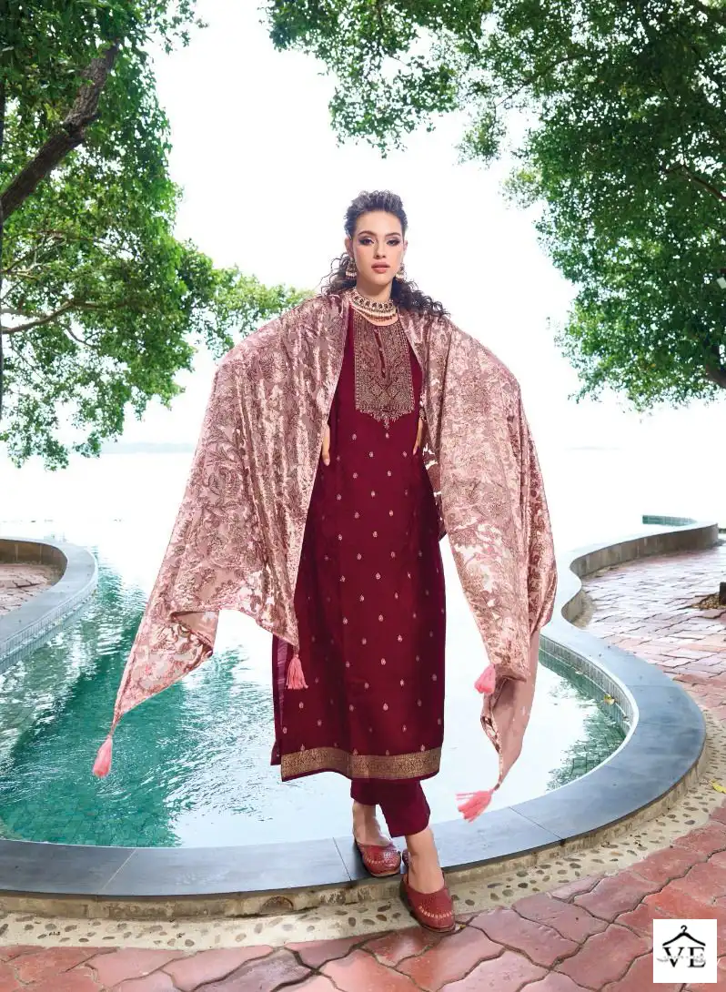 Cinderella Gullbano Vol 2 Pure Viscose Pashmina Wholesale Designer Winter Wear Salwar Suit Catalog — Wholesale Salwar Suits, MPA wholesale from Surat - Gallery Image 3