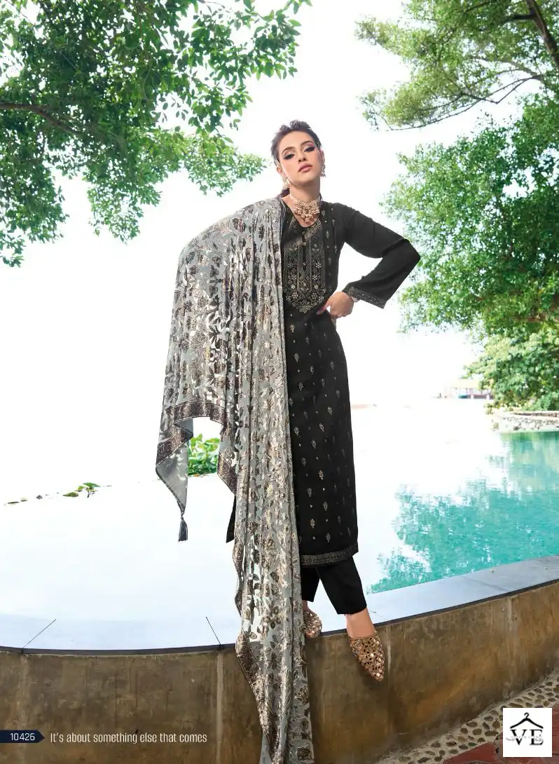 Cinderella Gullbano Vol 2 Pure Viscose Pashmina Wholesale Designer Winter Wear Salwar Suit Catalog — Wholesale Salwar Suits, MPA wholesale from Surat - Gallery Image 7