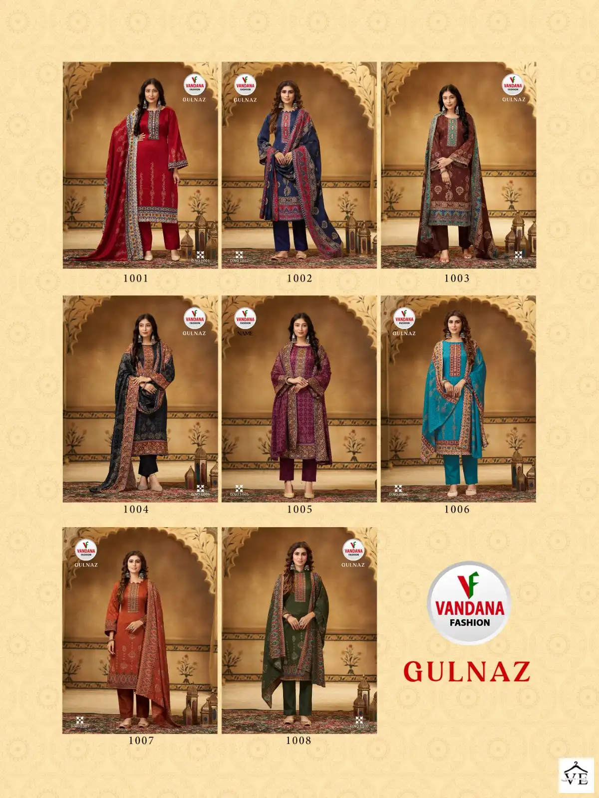 Vandana Gulnaz Pashmina Wholesale Winter Wear Salwar Suit Catalog — Wholesale Salwar Suits, MPA wholesale from Surat — view 9