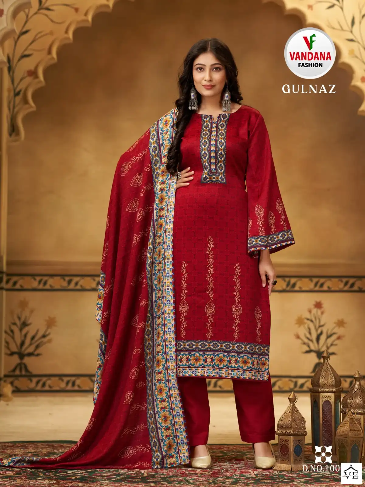 Vandana Gulnaz Pashmina Wholesale Winter Wear Salwar Suit Catalog — Wholesale Salwar Suits, MPA wholesale from Surat - Gallery Image 2