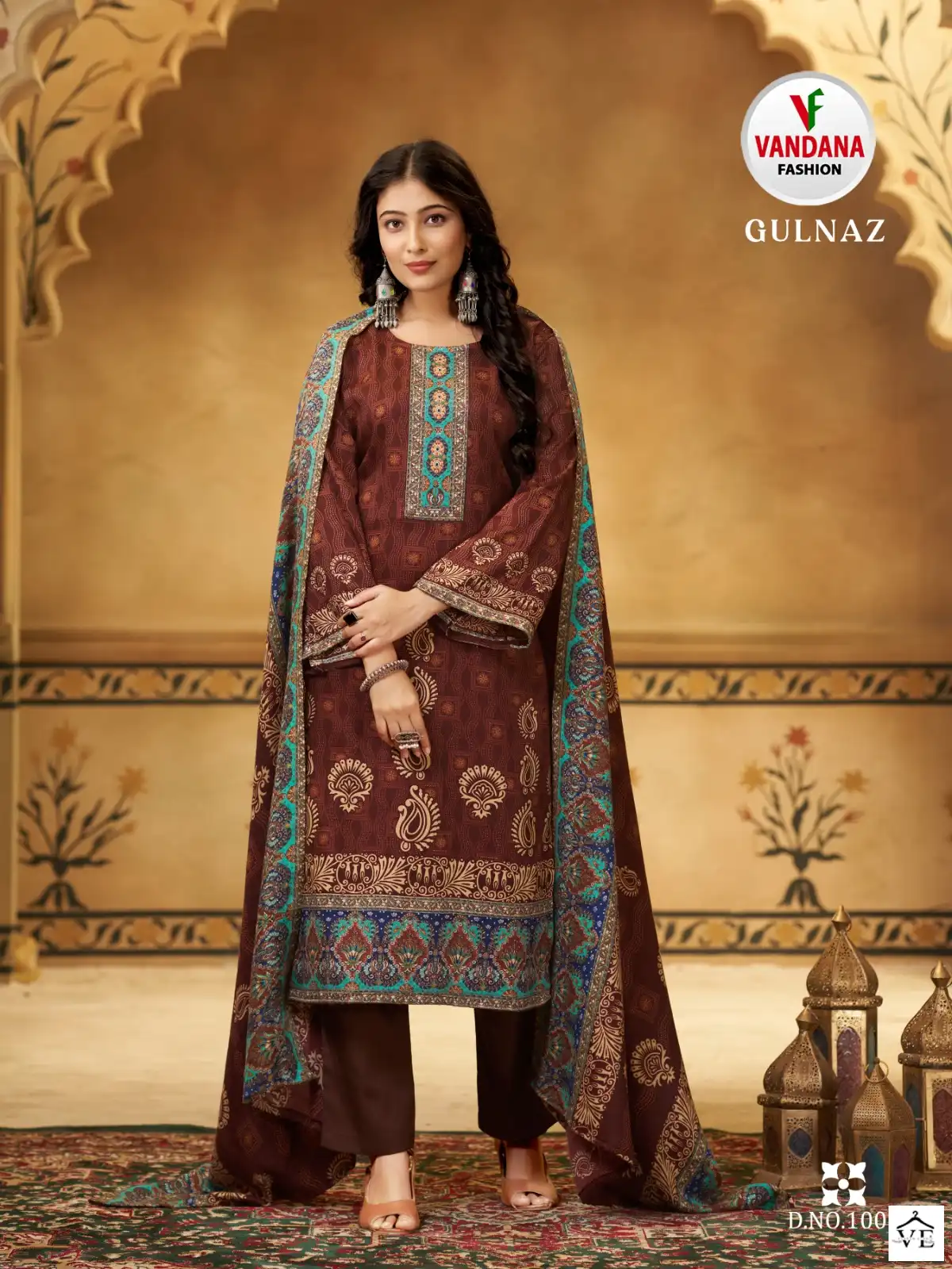 Vandana Gulnaz Pashmina Wholesale Winter Wear Salwar Suit Catalog — Wholesale Salwar Suits, MPA wholesale from Surat - Gallery Image 3