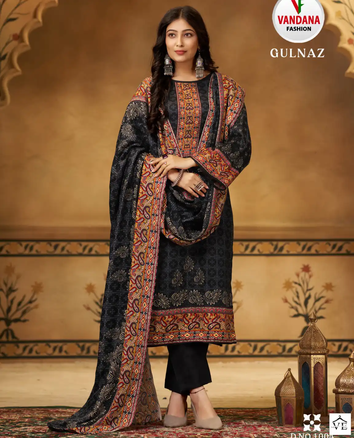Vandana Gulnaz Pashmina Wholesale Winter Wear Salwar Suit Catalog — Wholesale Salwar Suits, MPA wholesale from Surat — view 1