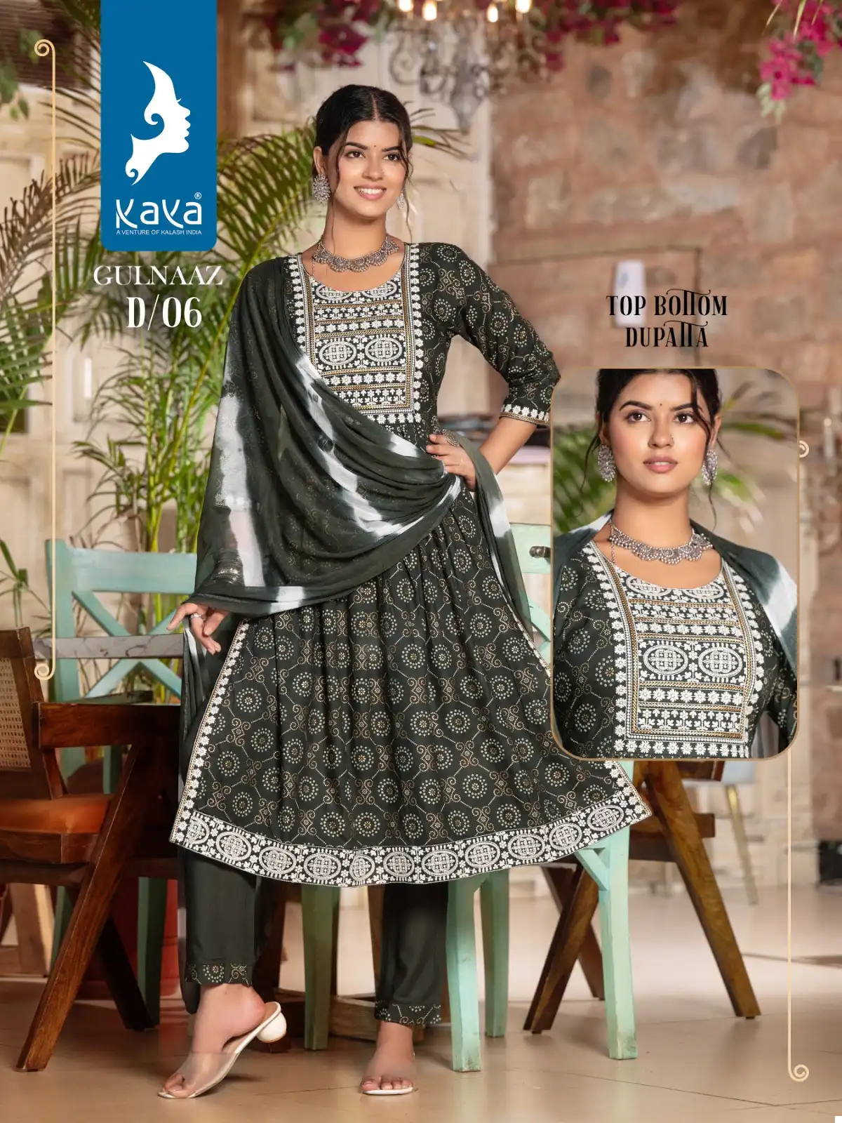 Kaya Gulnaaz Rayon Print Wholesale Readymade Suits Catalog - 8 Pcs Set — Wholesale Salwar Suits, MPA wholesale from Surat - Gallery Image 8