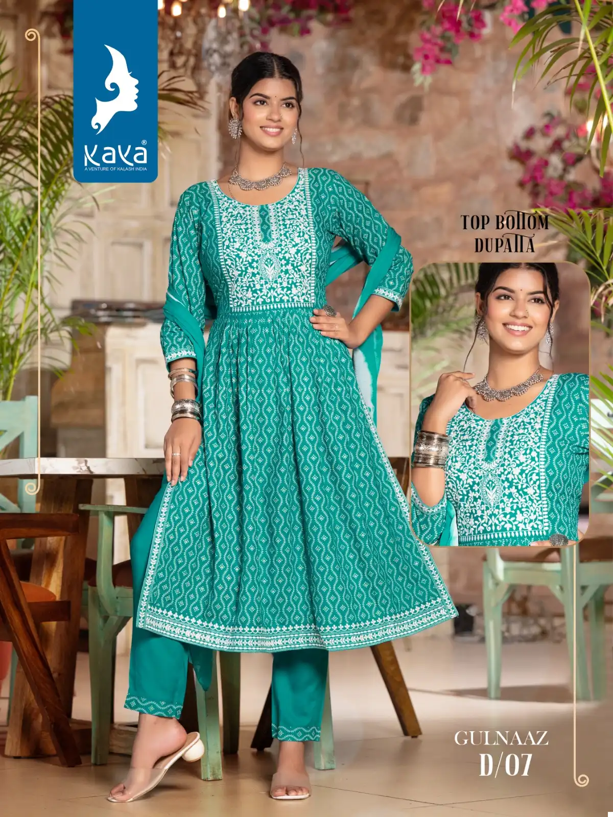 Kaya Gulnaaz Rayon Print Wholesale Readymade Suits Catalog - 8 Pcs Set — Wholesale Salwar Suits, MPA wholesale from Surat - Gallery Image 2