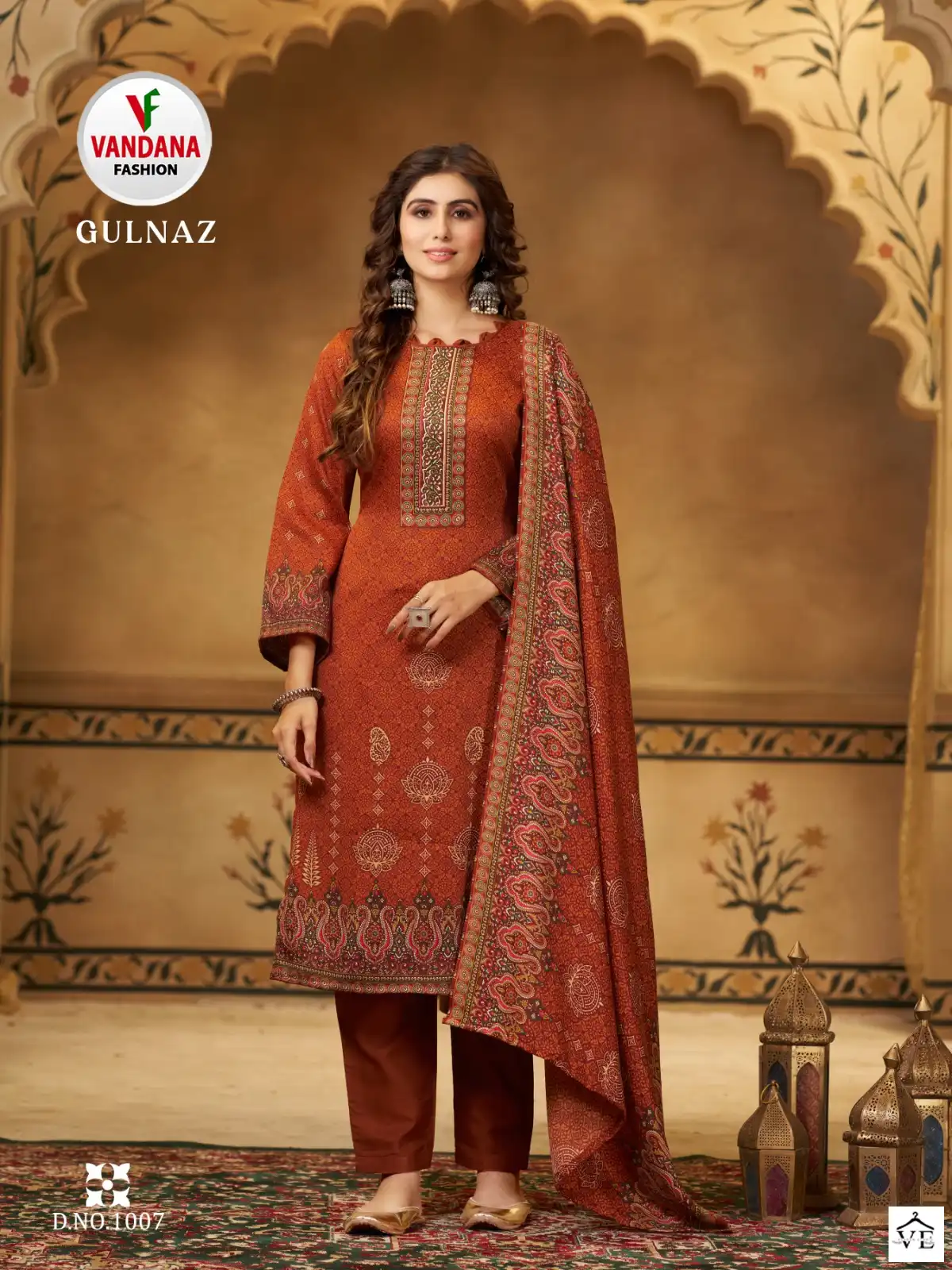 Vandana Gulnaz Pashmina Wholesale Winter Wear Salwar Suit Catalog — Wholesale Salwar Suits, MPA wholesale from Surat - Gallery Image 7