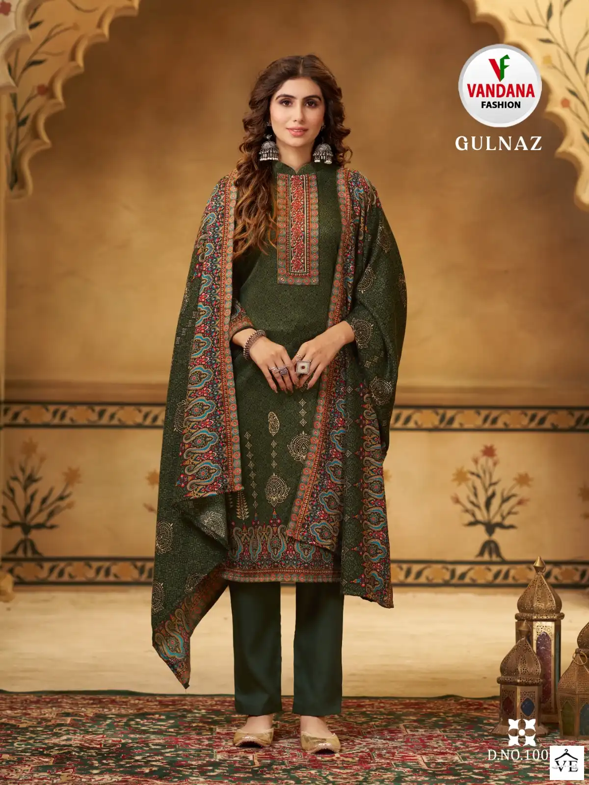 Vandana Gulnaz Pashmina Wholesale Winter Wear Salwar Suit Catalog — Wholesale Salwar Suits, MPA wholesale from Surat - Gallery Image 8