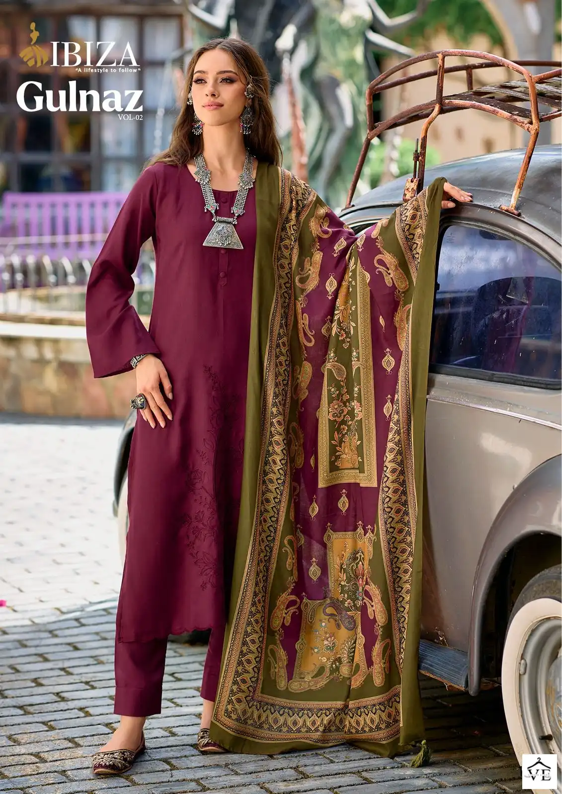 Ibiza Gulnaz Vol 2 Pashmina Wholesale Winter Wear Salwar Suit Catalog — Wholesale Salwar Suits, MPA wholesale from Surat - Gallery Image 2