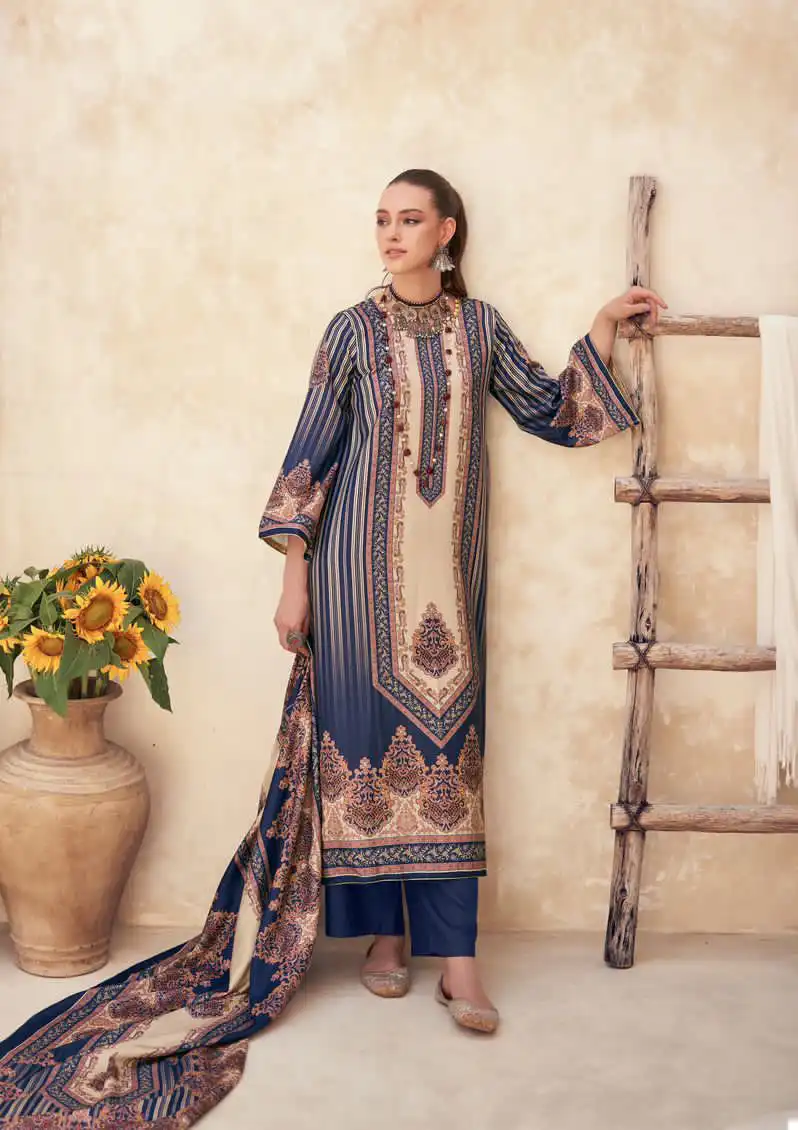 Mumtaz Arts Gulzaar Pashmina Wholesale Designer Winter Wear Salwar Suit Catalog — Wholesale Salwar Suits, MPA wholesale from Surat - Gallery Image 2