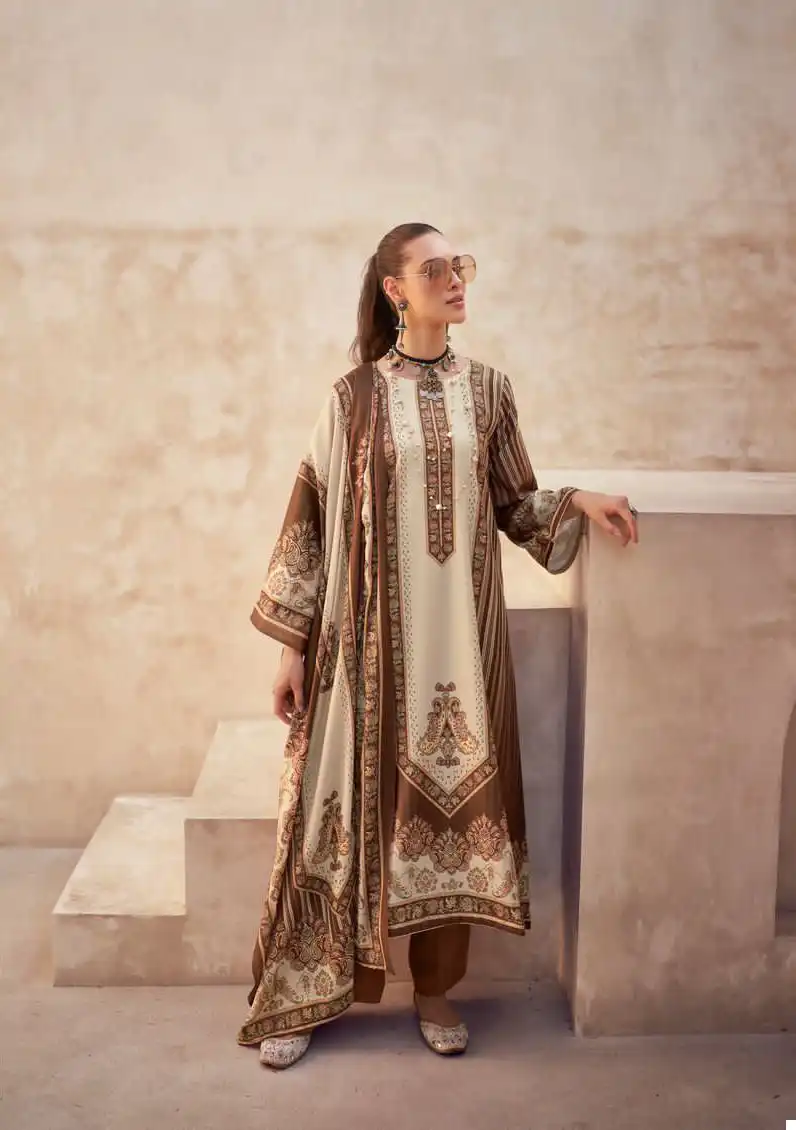 Mumtaz Arts Gulzaar Pashmina Wholesale Designer Winter Wear Salwar Suit Catalog — Wholesale Salwar Suits, MPA wholesale from Surat - Gallery Image 7